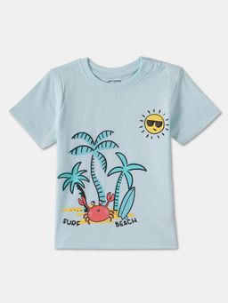 R&B - Cotton Regular Fit Half Sleeve Round Neck Boys T-Shirt