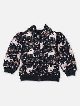 R&B - Cotton Graphic Regular Fit Full Sleeve Hoodie