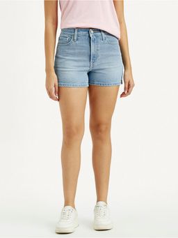 Levi's - Women Blue Solid Shorts