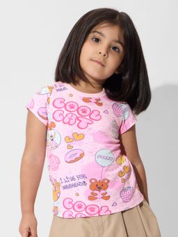 The Souled Store - Official Garfield Cool Cat Girls T-Shirt