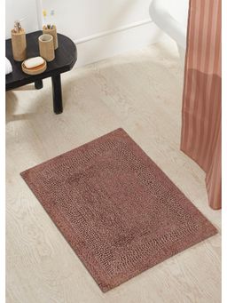 OBSESSIONS - Washable Reversible Stucco Cotton Bathmat (M)