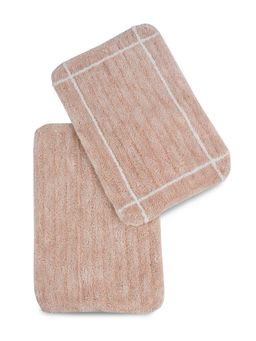 Sashaa World - Pink Anti-Slip Microfiber Bathmats (Pack of 2)