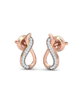 KuberBox - Twisty Earrings 14K Gold