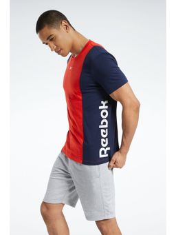 Reebok - Mens Training Essentials Linear Logo Short Sleeve T-Shirt