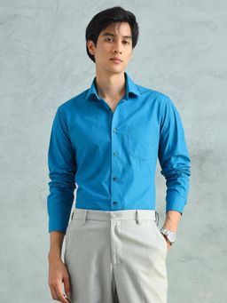 Arrow - Men Green Cotton Slim Fit Shirt