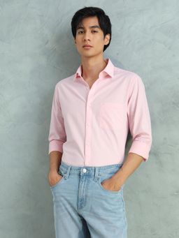 Arrow - Men Pink Cotton Slim Fit Shirt