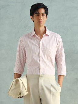 Arrow - Men Red Cotton Slim Fit Shirt