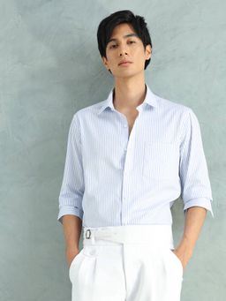 Arrow - Men Blue Cotton Slim Fit Shirt