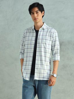 Arrow - Men Green Cotton Slim Fit Shirt