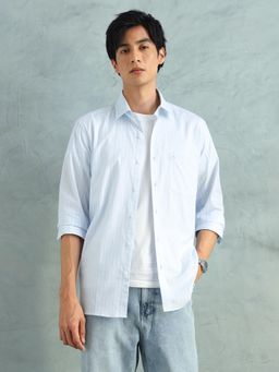 Arrow - Men Blue Cotton Slim Fit Shirt