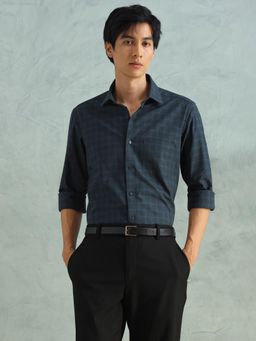 Arrow - Men Blue Cotton Slim Fit Shirt