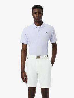 Lacoste - Men Blue Heat Regulating Mini Pique Golf Polo Shirt