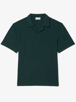 Lacoste - Men Green Classic Fit Textured Polo Shirt