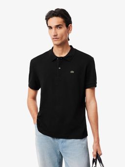 Lacoste - Men Black Regular Fit Cotton Pima Polo Shirt