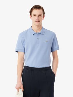 Lacoste - Men Blue Regular Fit Cotton Pima Polo Shirt