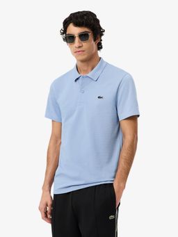 Lacoste - Men Blue Regular Fit Cotton Blend Polo Shirt