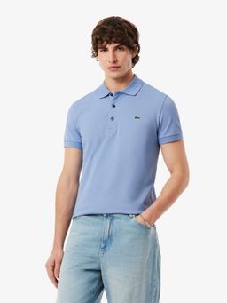 Lacoste - Men Blue Slim Fit Stretch Petit Pique Polo Shirt