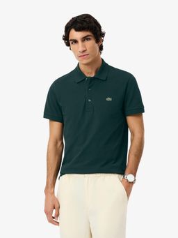 Lacoste - Men Green Slim Fit Stretch Petit Pique Polo Shirt