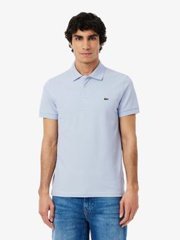 Lacoste - Men Blue Slim Fit Stretch Petit Pique Polo Shirt