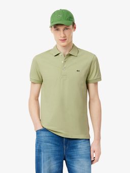 Lacoste - Men Green Slim Fit Stretch Petit Pique Polo Shirt