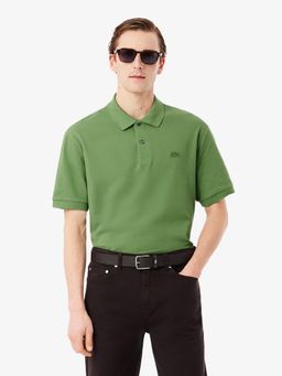 Lacoste - Men Green Loose Fit Heavy Pique Polo Shirt