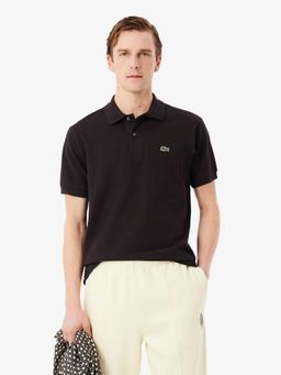 Lacoste - Men Brown Loose Fit Heavy Pique Polo Shirt