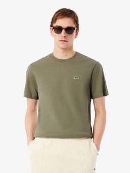 Lacoste - Men Green Branded Stripe Band T-shirt