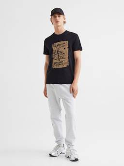PRONK - Men Black Dream walk Men Half Sleeve T-Shirt