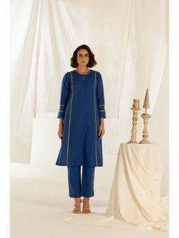 EKOHUM - Blue Kurta with Pant