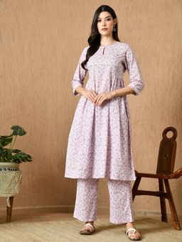 KELIN - Enna Floral Cambric Co-Ord Set - Pink