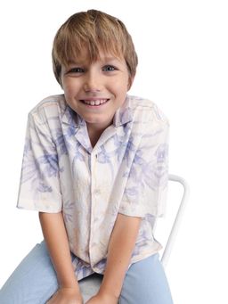 RARE ONES - White Printed Regular Fit Shirt