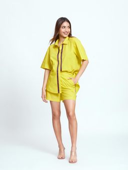 Neeti and Mudita - Lime Austin Co-Ord (Set of 2)