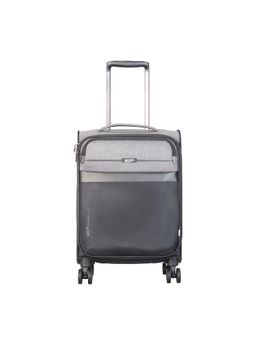 VIP - Cabin Trolley with 8 Wheels on Suitcase, 360 Degree Spin Grey Luggage Bag