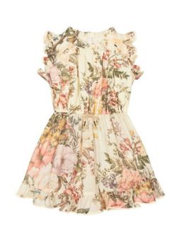 Zimmermann - Girls Ivory Cotton Floral Dress