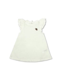 Zimmermann - Girls White Frill Sleeve Dress