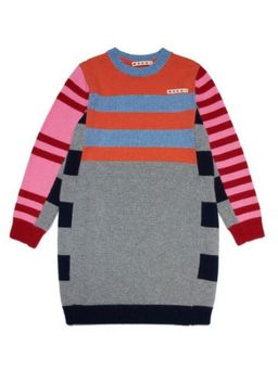 Marni - Girls Multi Colour-Block Knitted Dress