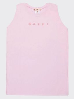 Marni - Girls Pink Sleeveless Cover-Up Dress