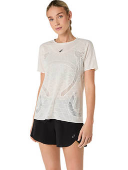 ASICS - Cream Metarun Ss T-Shirt