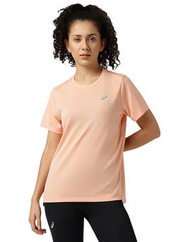 ASICS - Peach Slant Seam Motion Ss T-Shirt