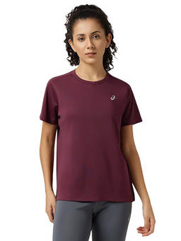 ASICS - Wine Ergo Seam Performance Ss T-Shirt
