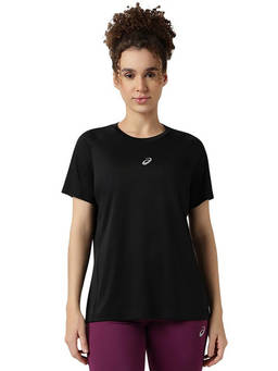 ASICS - Black Flow Line Raglan Ss T-Shirt