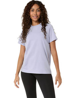 ASICS - Blue Asics Spiral Embroidery T-Shirt