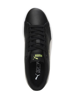 Puma - Smash V2 L Jr Unisex Black Casual Shoes