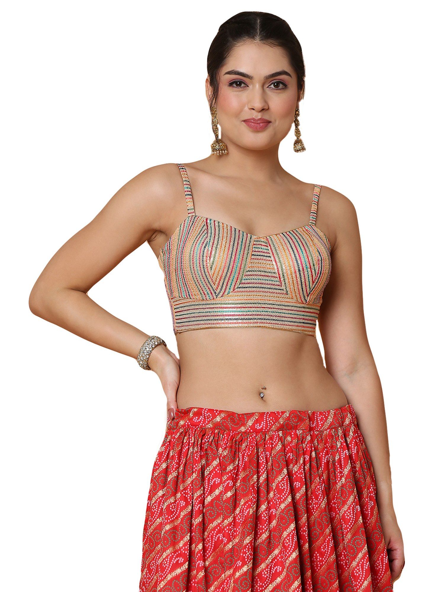 crop top saree blouse online