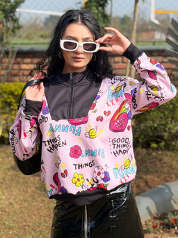 Tandul - Women Vibrant Multi-Colour Printed Sweatshirt