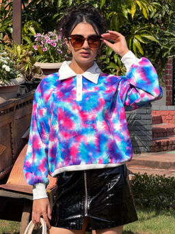 Tandul - Women Stunning Tie-dye Sweatshirt