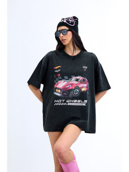 Bonkers Corner - Redline Silence Oversized T-shirt