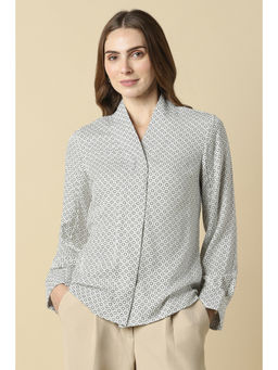 Allen Solly - Women White Print Shirt