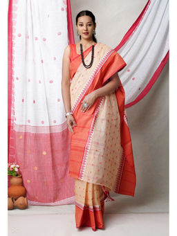 Unnati Silks - Pure Handloom Superfine Bengal Cotton Saree