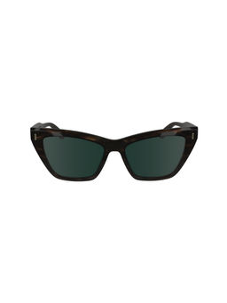 Calvin Klein - Women UV Protected Cat Eye Green Lens Sunglasses (55)